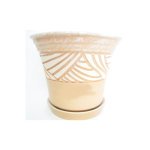 Горщик Жасмін Пальма піскова 15 см - Шоколад