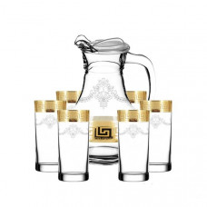 EAV63-3944/402 Істанбул Кувшин 1л + стакан 6шт 310мл Барокко