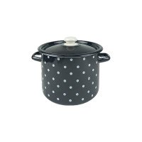 Каструля Idilia 5,5 л 1617/4 Полька Чорна 44461