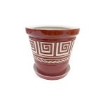 Горщик керамічний КООП Туя Лабіринт Коричн Глянець 14 см 0068 - Синій (Джинс)