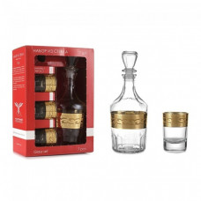 Набір Цезар Pasabahce 7 пр Версаче Голд