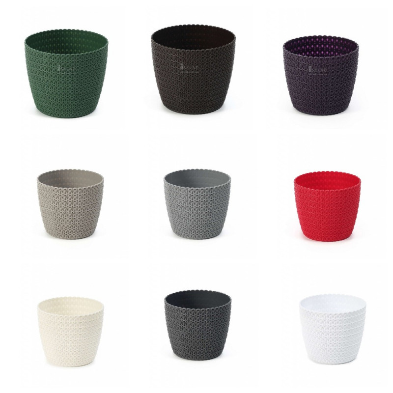 Горщик для квітів Ламела Магнолія Джерсі 22 см 734 - Лаванда