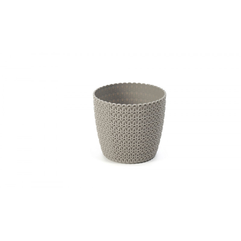 Горщик для квітів Ламела Магнолія Джерсі 22 см 734 - Теракотовий