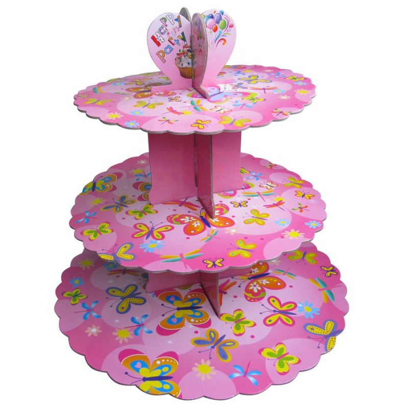 Підставка для капкейків Empire 3-ярусна EM-0307  - Мікс