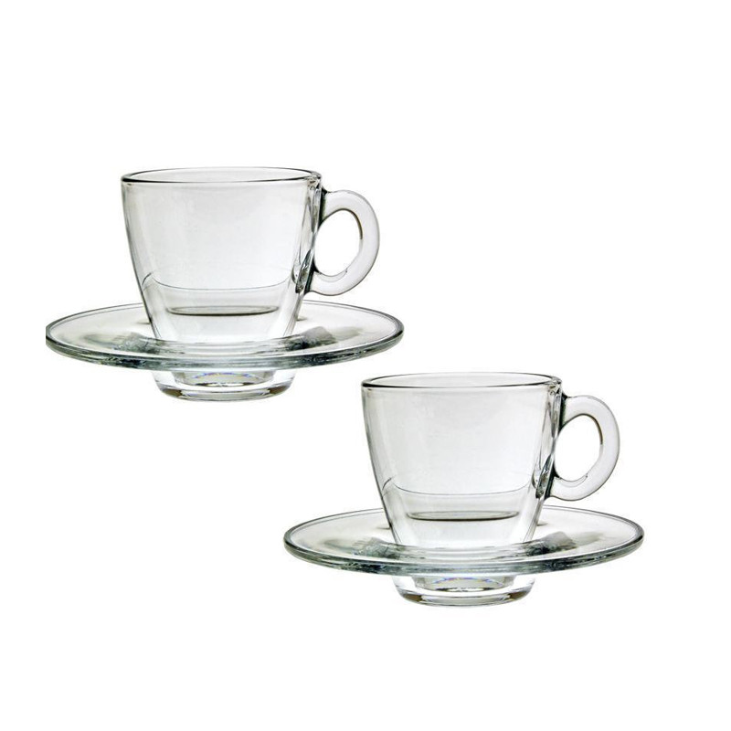 Набір чашок для кави 72 мл Pasabahce Aqua 6 шт 95756 - Бежевий