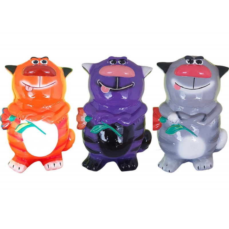 Копілка Собака Мопс сидить глянець КЛС-3792