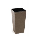 Горщик терасний Ламела Фінезія Долото 35 см з вкладом 593  - Фламінго