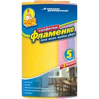 Серветки віскозні Фрекен Бок Фламенко 5+1 шт
