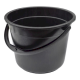 Відро господарське Plastics Craft 8 л Чорне ПГ-1021