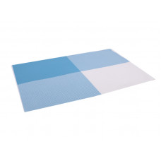 Салфетка-подставка ПВХ 0,45*0,30 м №8 бело-голубая Кубик BD