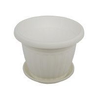 Горщик для квітів IL-PE Круглий 50/42 см з підставкою 