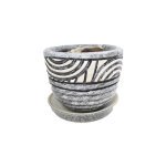 Горщик Венеція Пальма сіра 18 см - Red