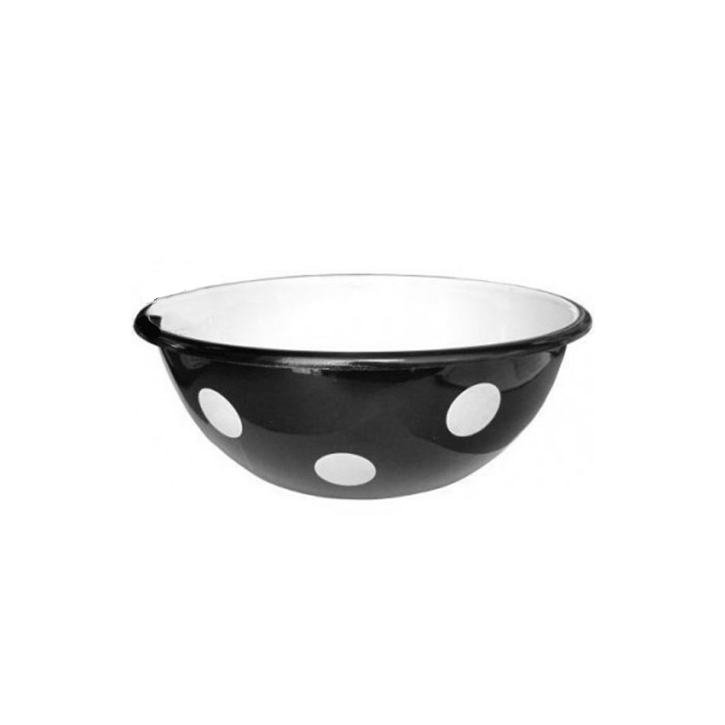 Миска Idilia 4 л 0314/4 Білий горох чорний 40343 - Mint