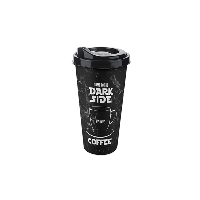 Стакан пластиковий для кави Titiz 650 мл AP-9220 - Синій