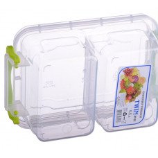 Контейнер подвійний Ал-пласт із зажимами 0,5 л