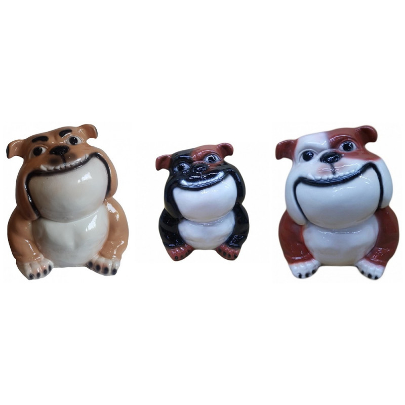 Копілка Собака Ровер глянець КЛС-10777 - Чорний/Червоний