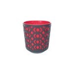 Горщик для квітів із вкладом Ламела Ацтек 25 см 792 - Білий/сірий