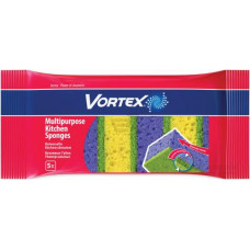 Губки кухонные ячеистые Vortex 5 шт