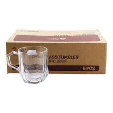 Набір кружок скляних Interos 6 шт 250 мл ZB1004