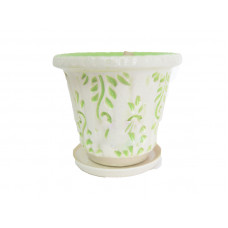 Горщик Бамбук Ліана салатова 21 см