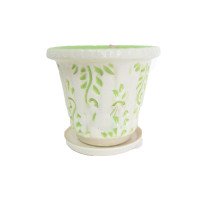 Горщик Бамбук Ліана салатова 21 см