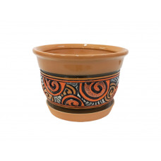 Набір горщиків КООП Коломбус 3 пр h-15/13/11 см Завиток Помаранч 0082