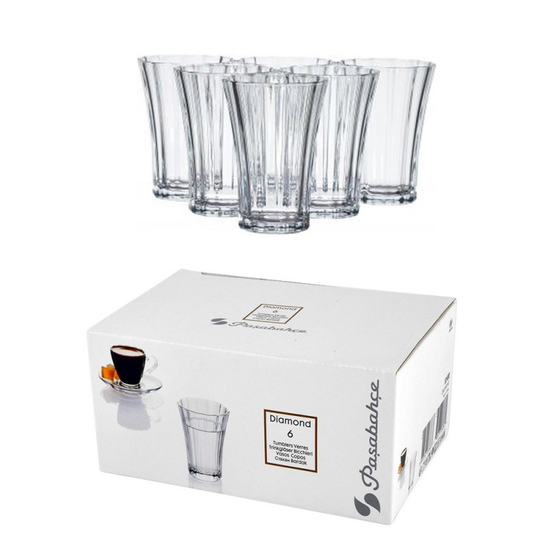 Набір чарок для лікеру Pasabahce Diamond 6 шт 120 мл 52400 - Mint