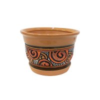 Набір горщиків КООП Коломбус 3 пр h-15/13/11 см Завиток Помаранч 0082