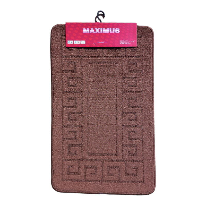 Килимок для ванної Maximus 67*120 см Моно 2518 Brown