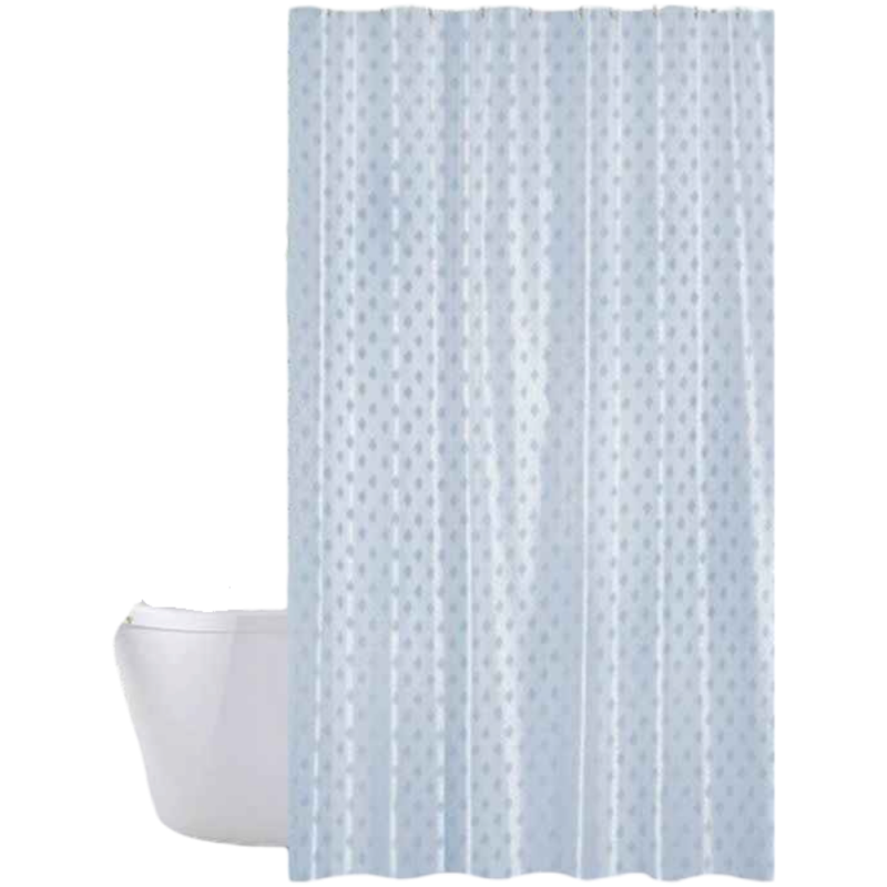 Шторка для ванної Dariana 180*180 см JC12-4108-grеy - Малиновий