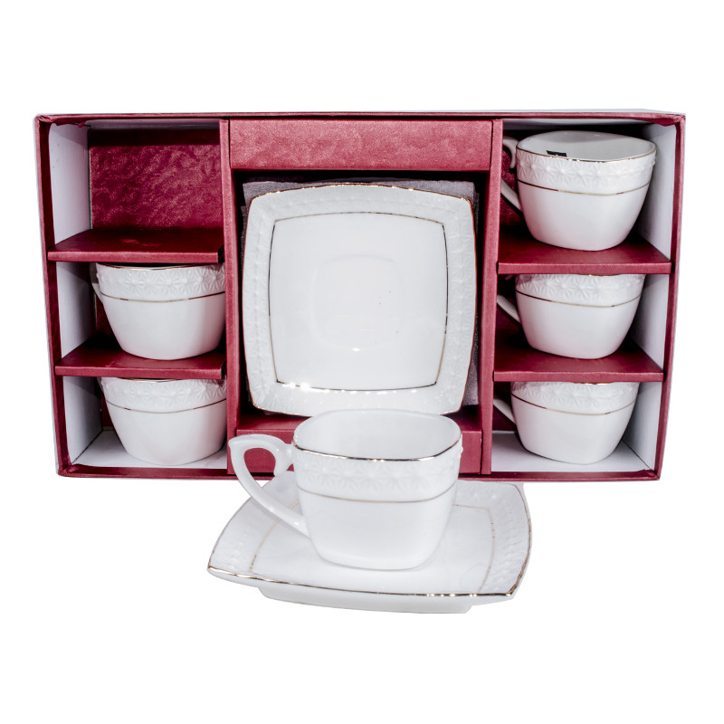 Набір кавовий Interos 12 пр 90 мл Снігова Королева П/У S507006-AGIFT - Голубий