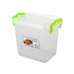 Контейнер Ал-пласт Premium із зажимами високий 1,4 л   - Латте