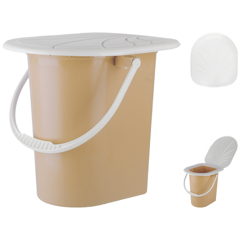 Відро туалетне Консенсус 17 л з кришкою