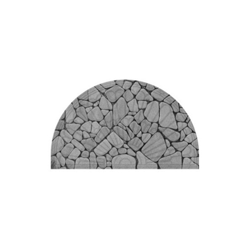 Коврик придверный полукруглый ДЗ 45*75*0,0 см KR-602-9