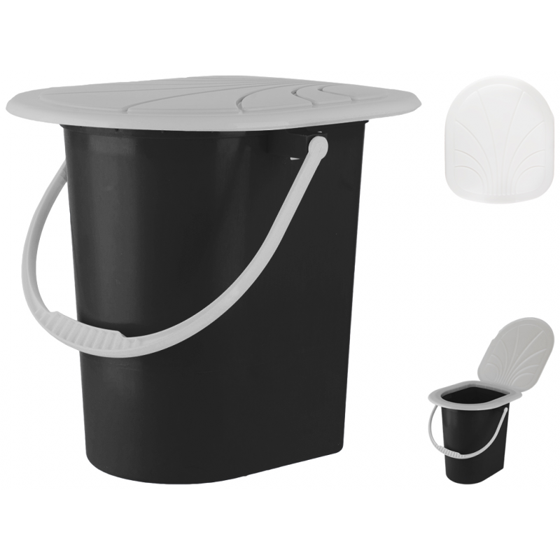 Відро туалетне Консенсус 17 л з кришкою