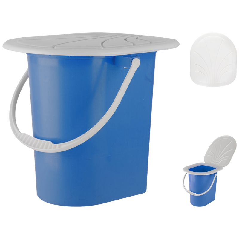 Відро туалетне Консенсус 17 л з кришкою