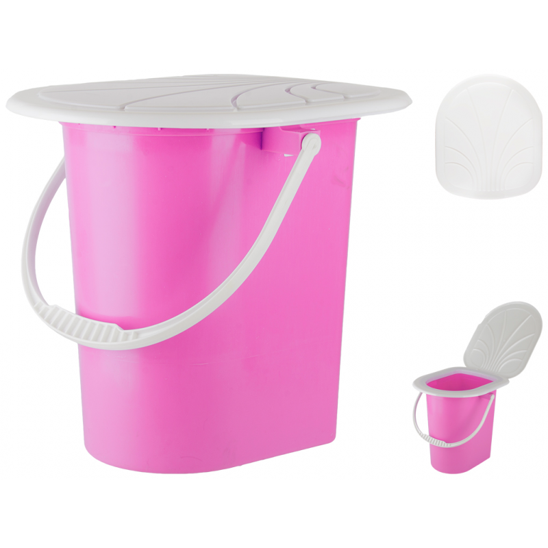 Відро туалетне Консенсус 17 л з кришкою