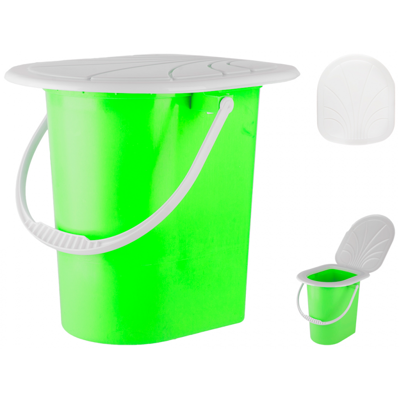 Відро туалетне Консенсус 17 л з кришкою