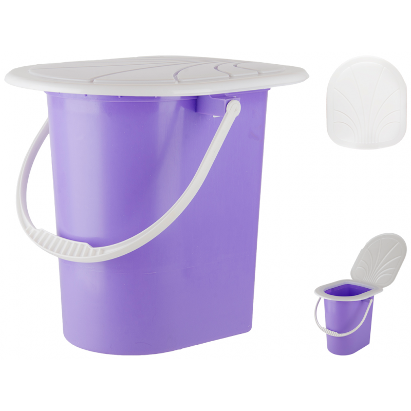 Відро туалетне Консенсус 17 л з кришкою