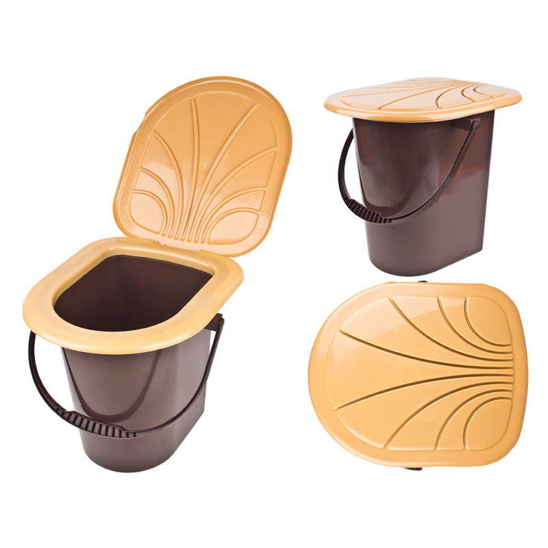 Відро туалетне Консенсус 17 л з кришкою