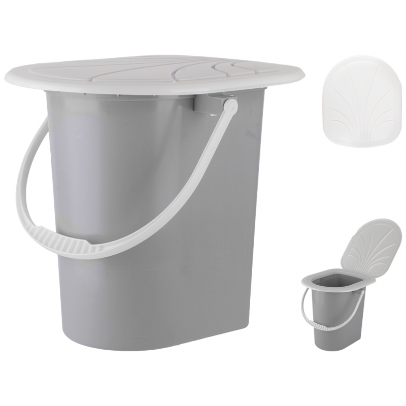 Відро туалетне Консенсус 17 л з кришкою
