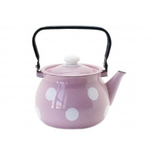 Чайник Idilia 2,5 л 2710/4 Білий горох рожевий