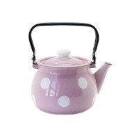 Чайник Idilia 2,5 л 2710/4 Білий горох рожевий