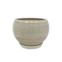 Набір горщиків КООП Шар 2 пр h-16/13 см Ребро Кремовий 0014