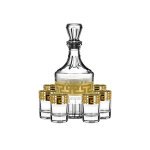 Набір Цезар Pasabahce 7 пр Грецький візерунок EAV03-1160/837 - Mint