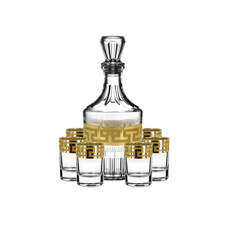 Набір Цезар Pasabahce 7 пр Грецький візерунок EAV03-1160/837 - Mint