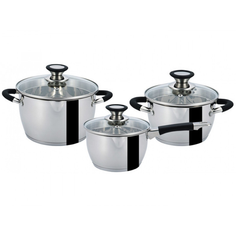 Набір посуду Gusto 3 пр GT-1303-06/2 - Металік