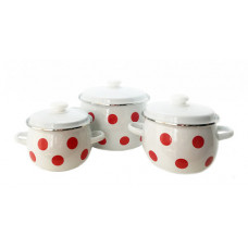 Набір каструль Idilia №926 Червоний горох 40194