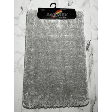 Коврик для ванной 50*80 см Banyolin Soft Shaggy Св-серый