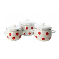 Набір каструль Idilia №926 Червоний горох 40194